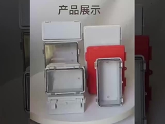 600x400x195 mm universele elektrische kunststof omhulsels met scharnieren