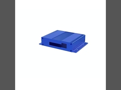 Gesplitste behuizing van zwart geanodiseerd aluminium met flens voor wandmontage 107*27*120mm