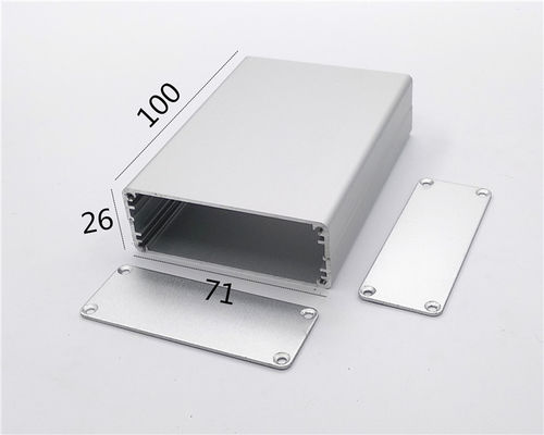71*26*100mm Anodizing white aluminum extrusion electronic enclosure