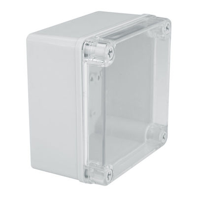 Clear Lid Black Base Plastic Screws IP66 Plastic Watertight Junction Seal Box 170*120*100mm