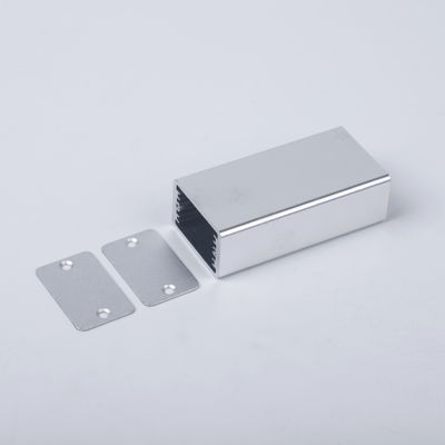 Small Lightweight Aluminum Case Width 40mm Height 25mm Length 80mm In Anodized Silver For DIY Project Box