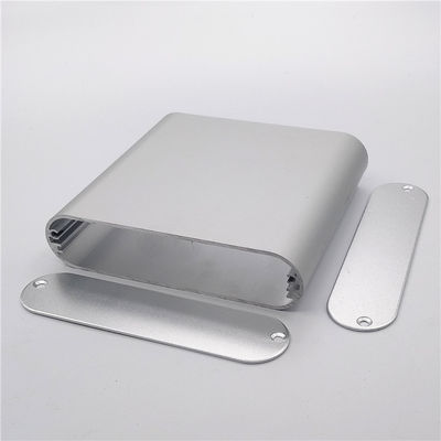 108*26*100mm Custom Matt Black Extruded Aluminum Metal Enclosure for Electronic Projects