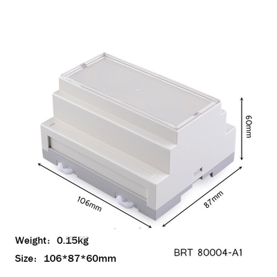 106*87*60mm Abs Ul 94 Plc DIN van V0 Diy Spoorbijlage voor Elektronikaproject