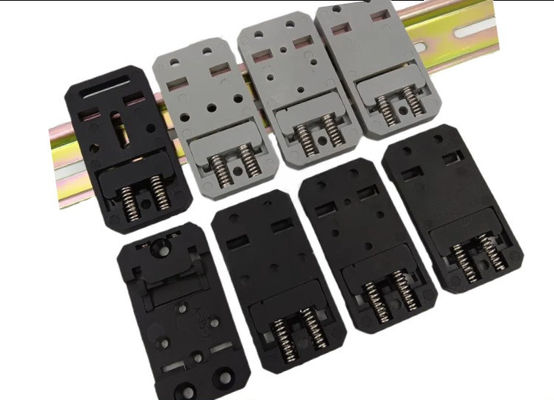 35 mm breed 67,5 mm lang Nylon PA66 DIN Rail Clips Mount Holder A-35-2 In zwart en grijs