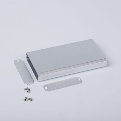 52*13*110mm Aanpasbare platte aluminium behuizing in zilveren kleur voor elektronica PCB-fitting