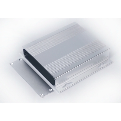 Split Body Zwart geanodiseerd aluminium behuizing met flensterde muur 107*27*120mm
