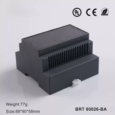 5 Module DIN Rail Behuizing voor PCB & Electronics DIN Rail Box In UL 94 V0 materiaal